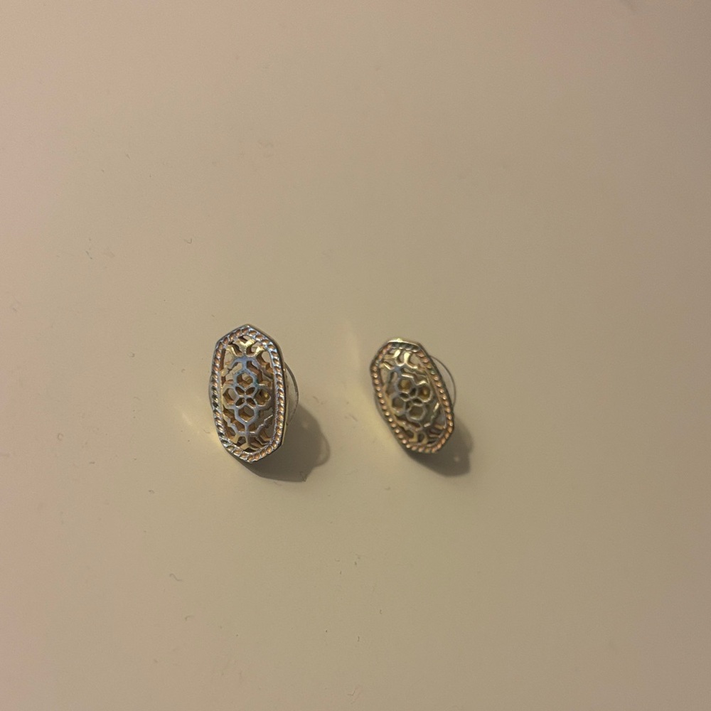 Kendra Scott Gold Filigree Earrings